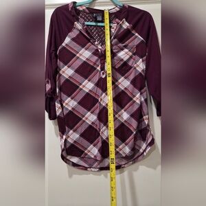 Plaid Flannel Top (L)